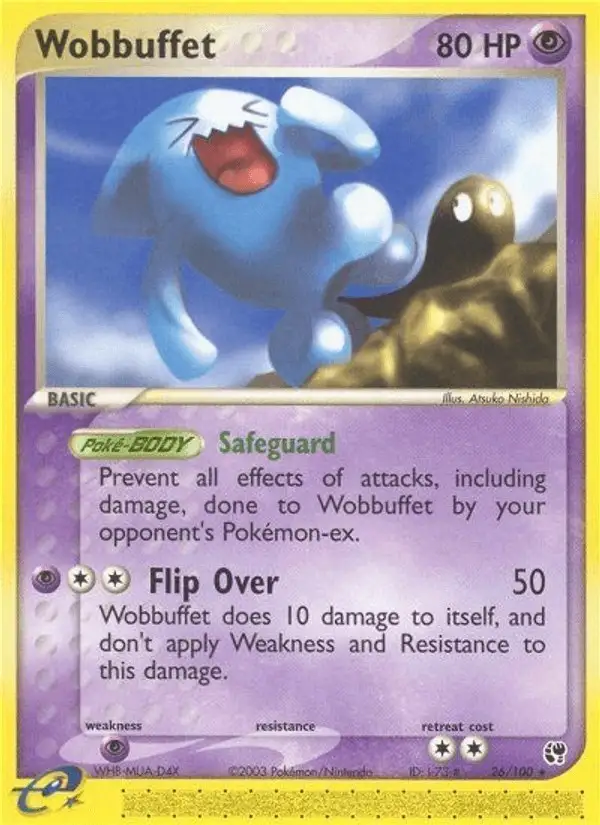 Wobbuffet #26 Sandstorm PSA 10