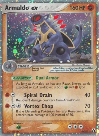 Armaldo ex #84 Legend Maker PSA 10