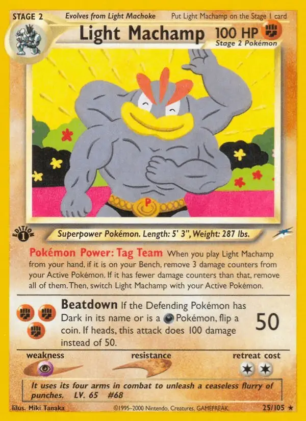 Light Machamp #25 Neo Destiny PSA 10