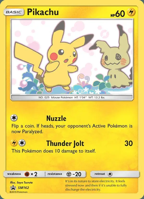 Pikachu #SM162 SM Black Star Promos PSA 10