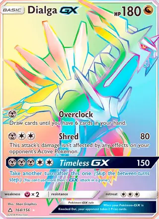 Dialga GX #164 Ultra Prism PSA 10