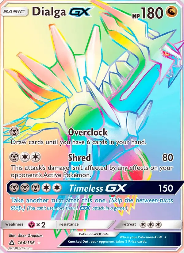 Dialga GX #164 Ultra Prism PSA 10