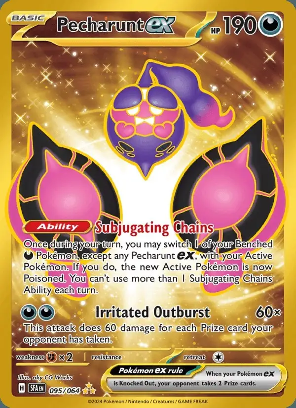 Pecharunt ex #095 Shrouded Fable PSA 10