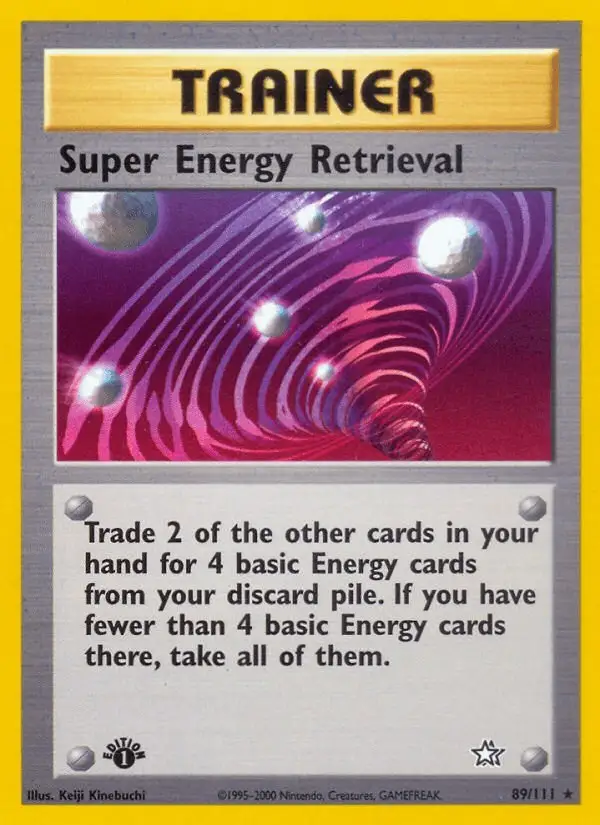 Super Energy Retrieval #89 Neo Genesis PSA 10