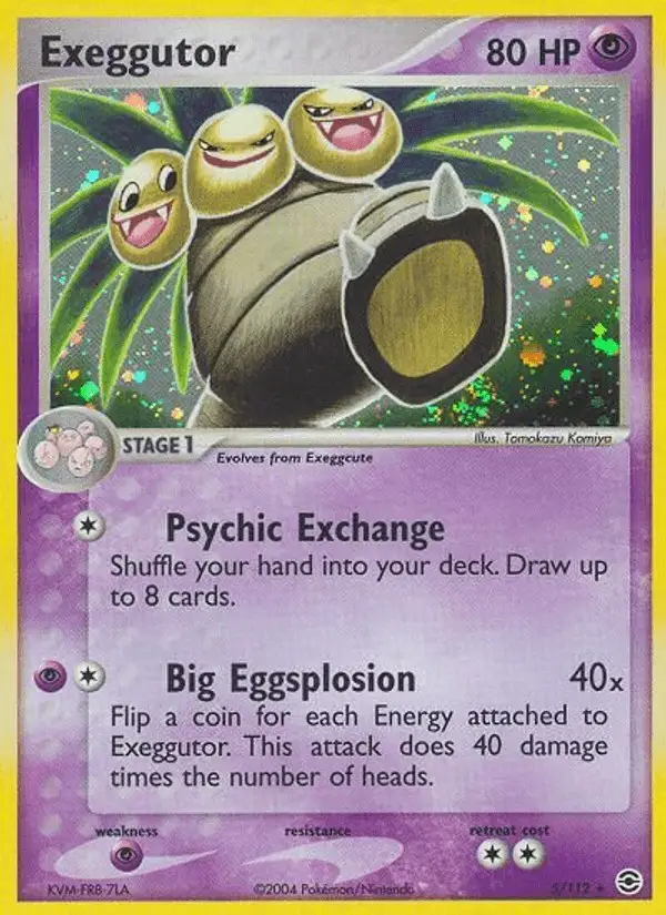 Exeggutor #5 FireRed & LeafGreen PSA 10