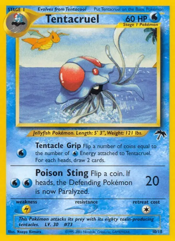 Tentacruel #10 Southern Islands PSA 10