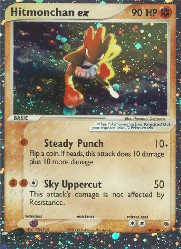 Hitmonchan ex #98 Ruby & Sapphire PSA 10