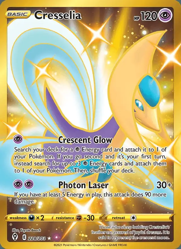 Cresselia #228 Evolving Skies PSA 10