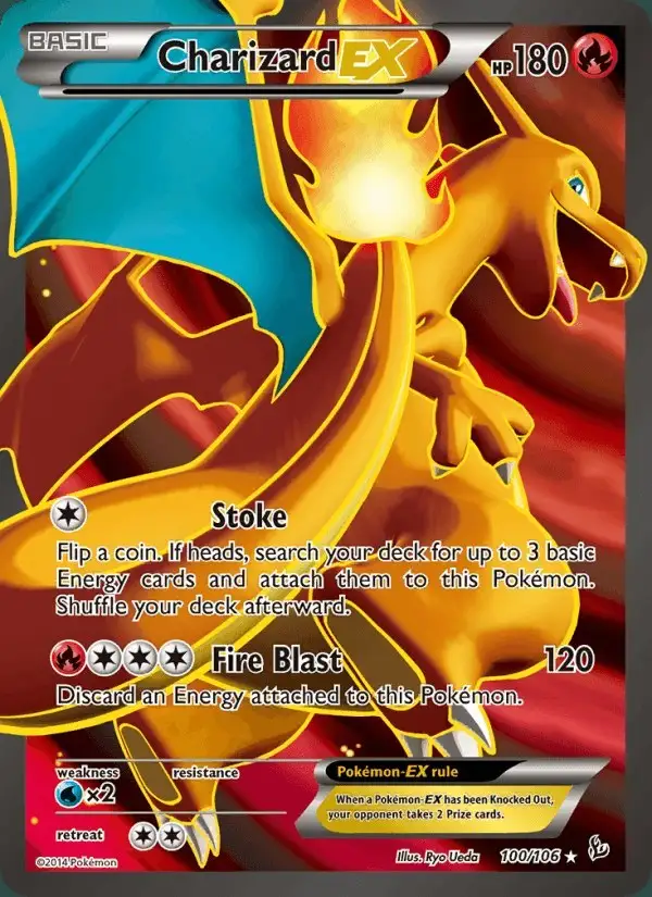 Charizard EX #100 Flashfire PSA 10