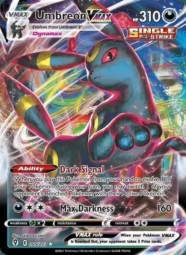 Umbreon VMAX #95 Evolving Skies PSA 10
