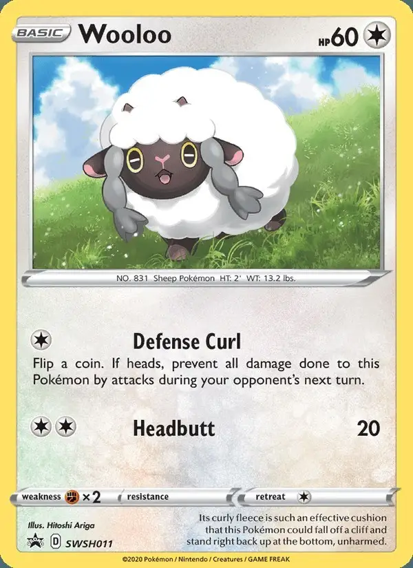 Wooloo #SWSH011 SWSH Black Star Promos PSA 10