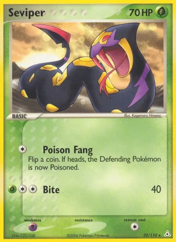 Seviper #32 Holon Phantoms PSA 10