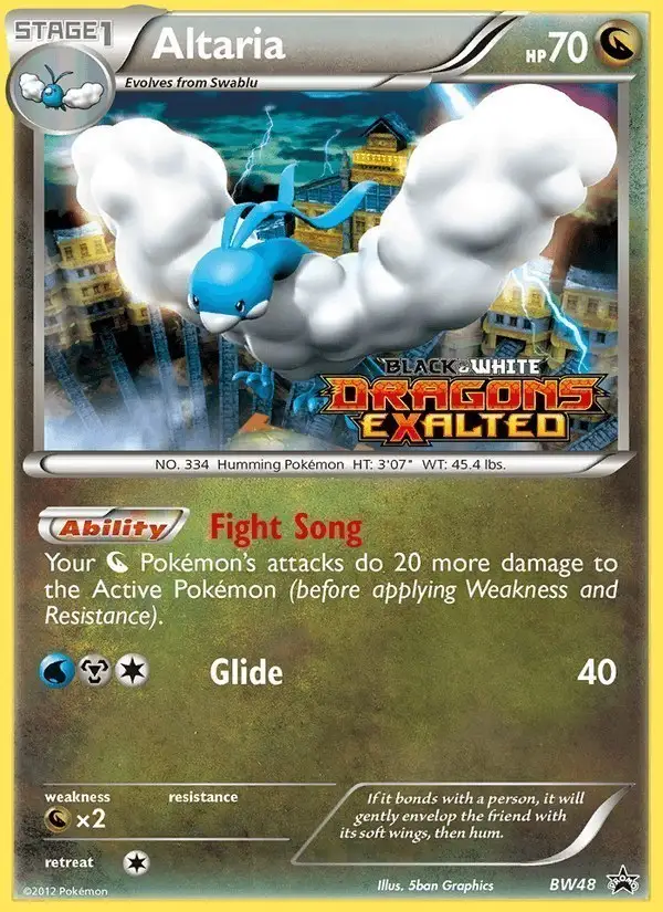 Altaria #BW48 BW Black Star Promos PSA 10