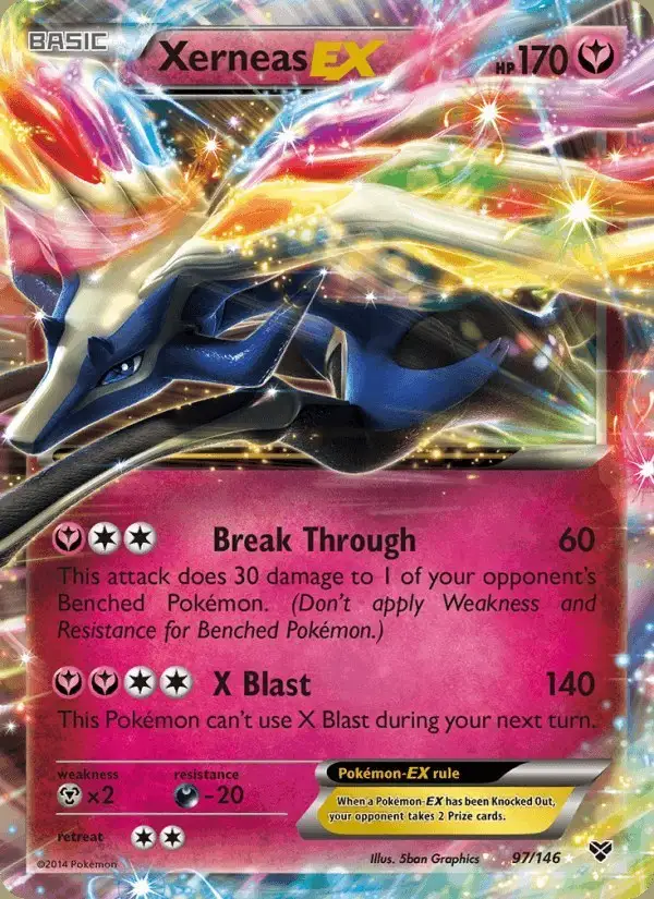 Xerneas EX #97 XY PSA 10
