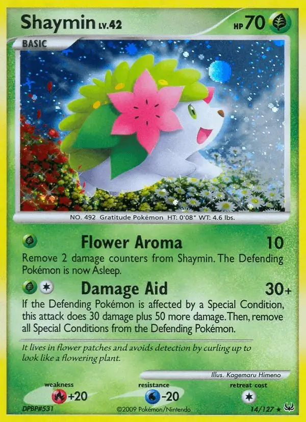Shaymin #14 Platinum PSA 10