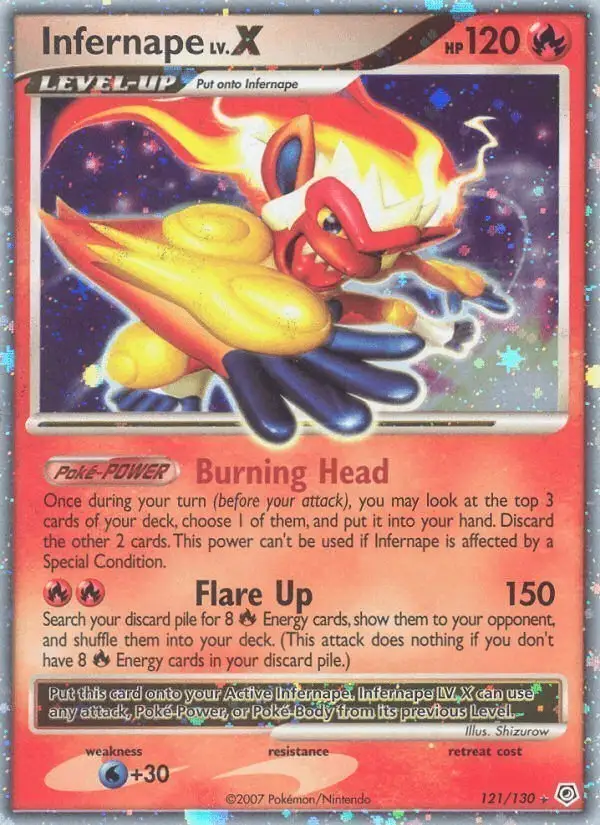 Infernape #121 Diamond & Pearl PSA 10