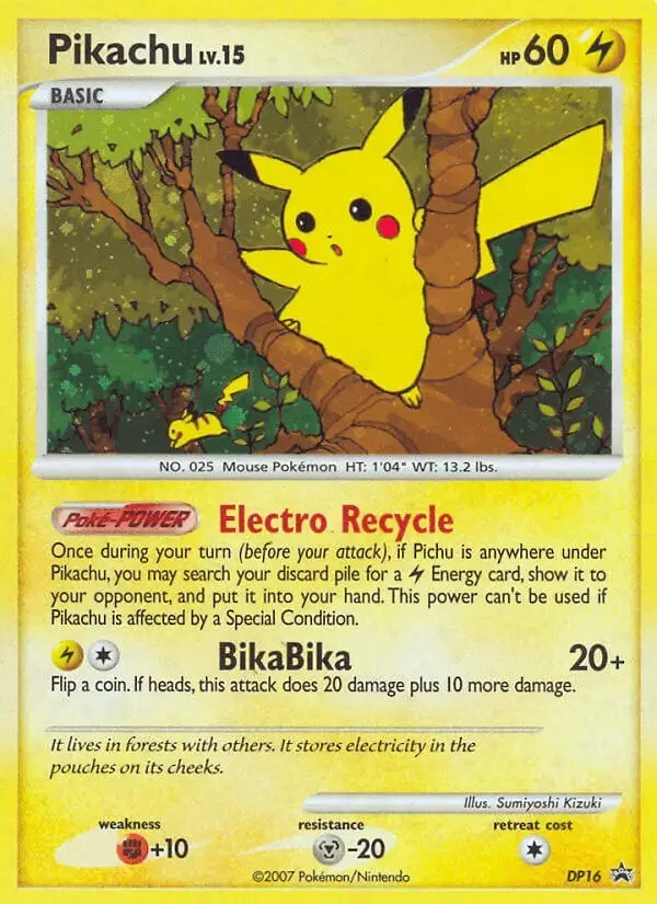 Pikachu #DP16 DP Black Star Promos PSA 10