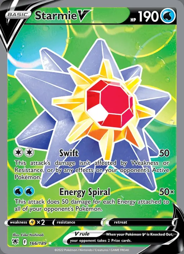 Starmie V #166 Astral Radiance PSA 10
