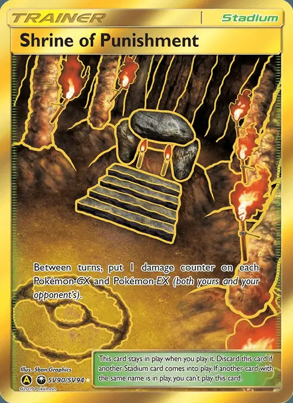 Shrine of Punishment #SV90 Hidden Fates Shiny Vault PSA 10