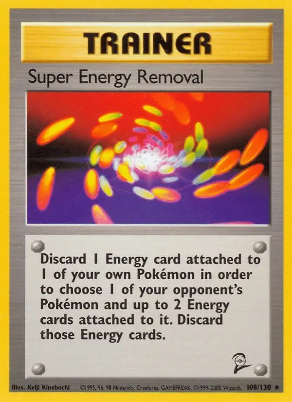 Super Energy Removal #108 Base Set 2 PSA 10