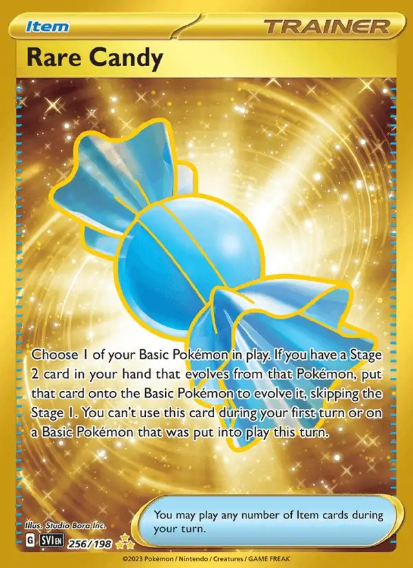 Rare Candy #256 Scarlet & Violet PSA 10