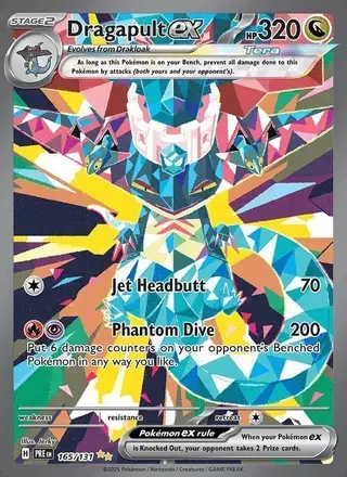 Dragapult ex #165 Prismatic Evolutions PSA 10