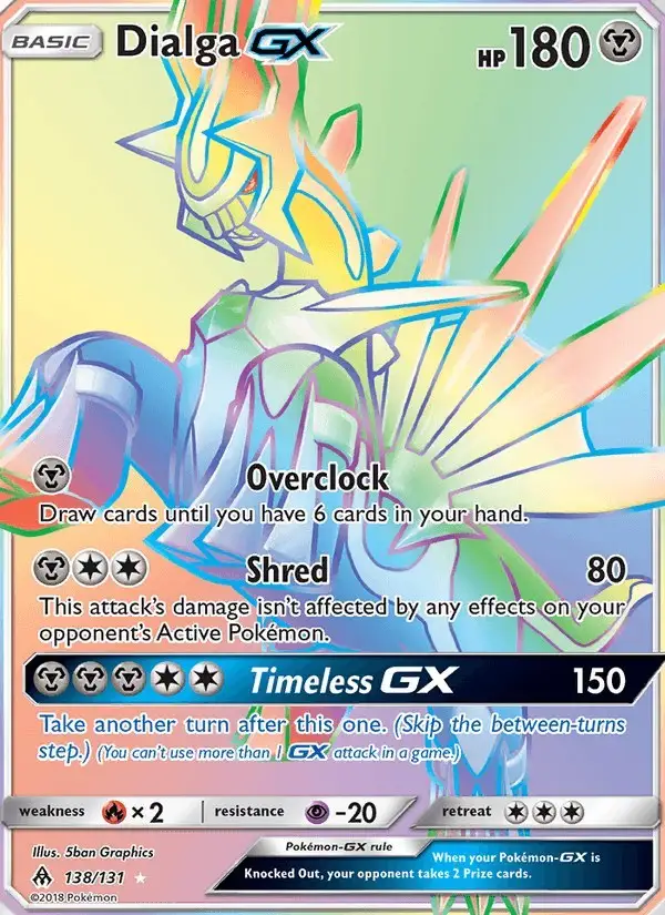 Dialga GX #138 Forbidden Light PSA 10