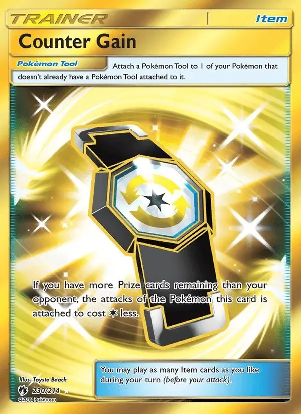 Counter Gain #230 Lost Thunder PSA 10