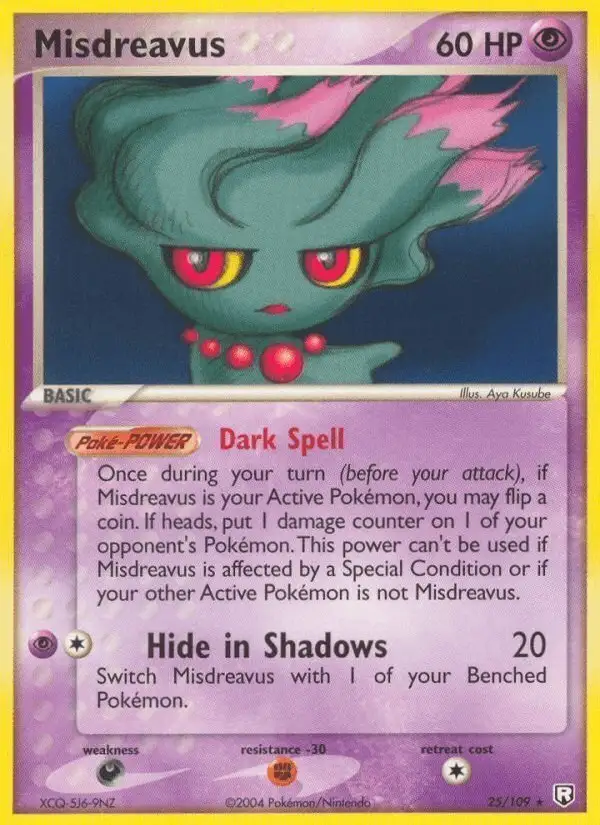 Misdreavus #25 Team Rocket Returns PSA 10
