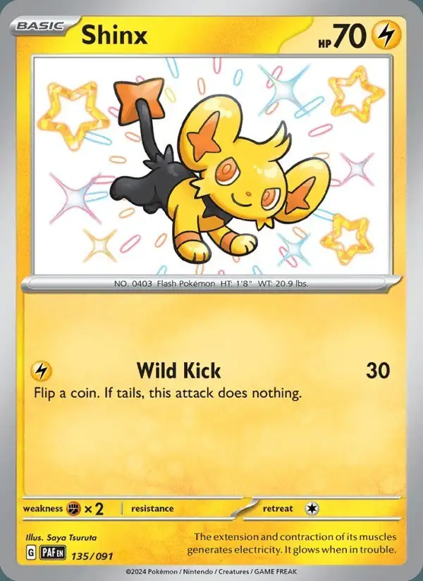Shinx #135 Paldean Fates PSA 10