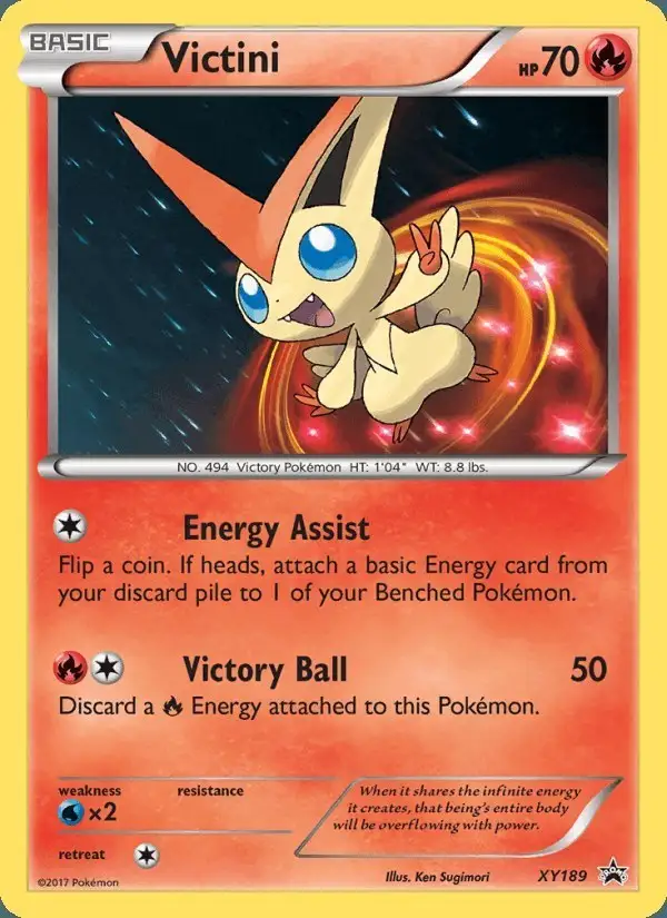 Victini #XY189 XY Black Star Promos PSA 10