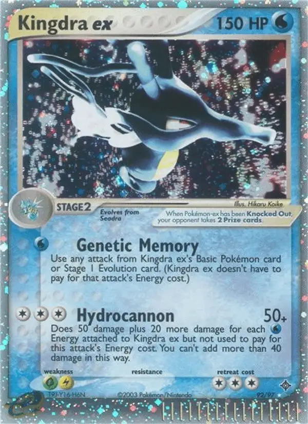 Kingdra ex #92 Dragon PSA 10