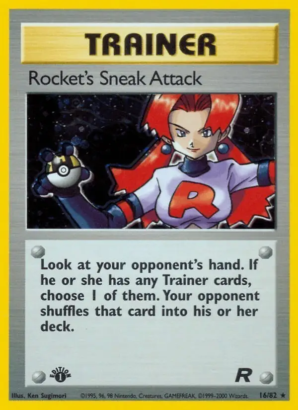 Rocket's Sneak Attack #16 Team Rocket PSA 10