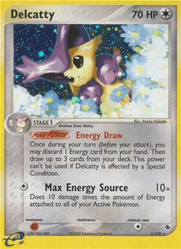 Delcatty #5 Ruby & Sapphire PSA 10
