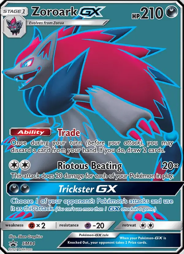 Zoroark GX #SM84 SM Black Star Promos PSA 10