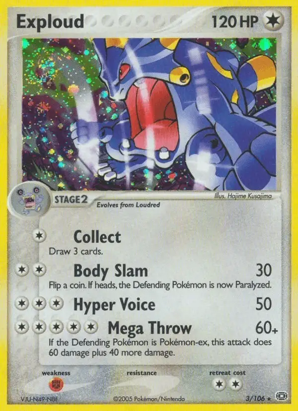 Exploud #3 Emerald PSA 10