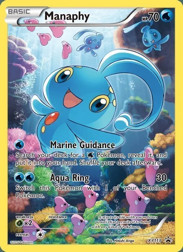 Manaphy #XY113 XY Black Star Promos PSA 10