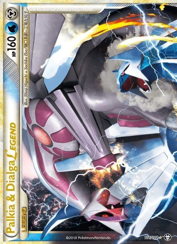 Palkia & Dialga LEGEND #101 Triumphant PSA 10