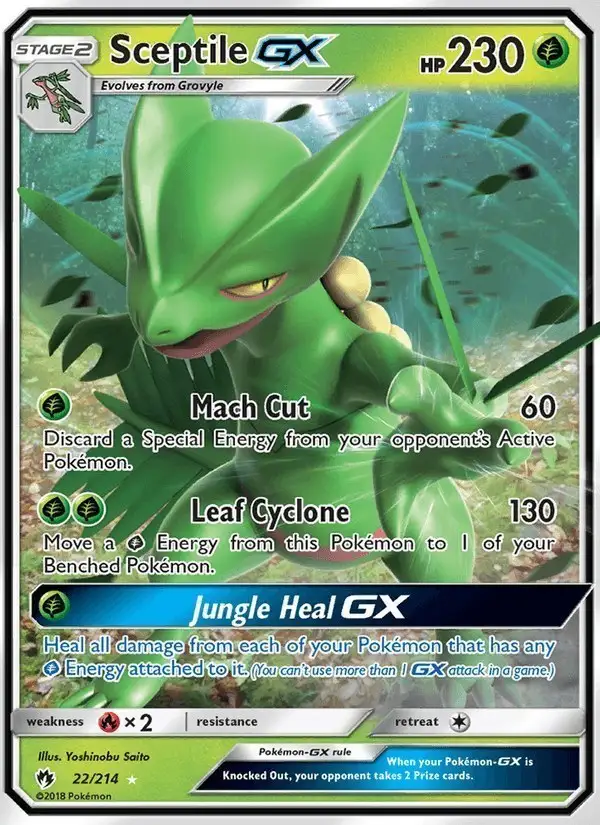 Sceptile GX #22 Lost Thunder PSA 10