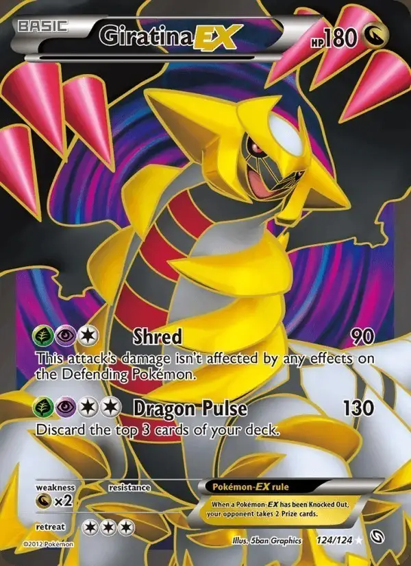 Giratina-EX #124 Dragons Exalted PSA 10