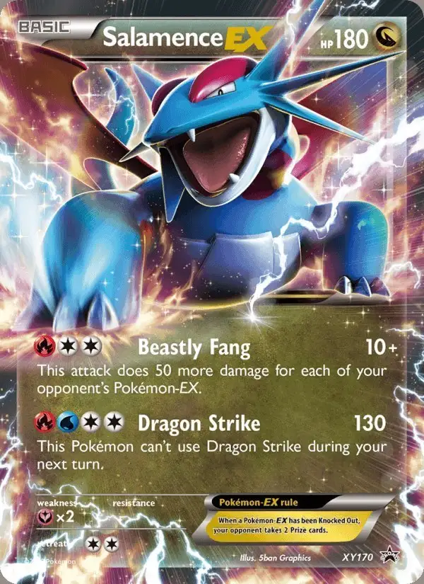 Salamence EX #XY170 XY Black Star Promos PSA 10