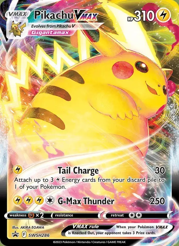 Pikachu VMAX #SWSH286 SWSH Black Star Promos PSA 10