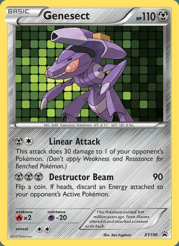 Genesect #XY196 XY Black Star Promos PSA 10