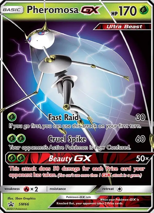 Pheromosa GX #SM66 SM Black Star Promos PSA 10