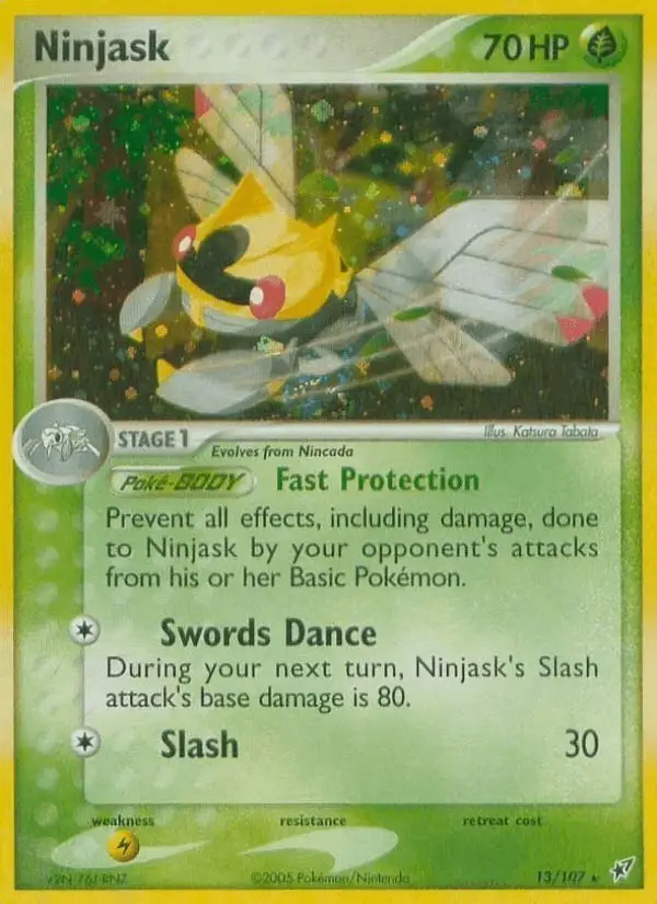 Ninjask #13 Deoxys PSA 10