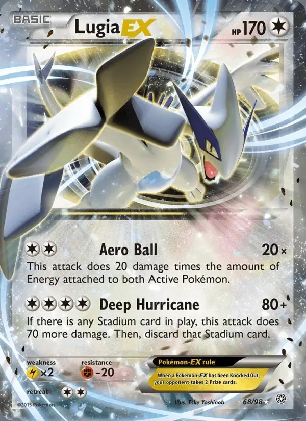 Lugia EX #68 Ancient Origins PSA 10
