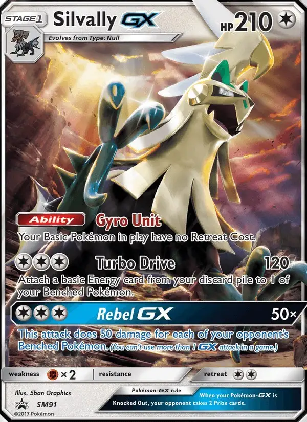 Silvally GX #SM91 SM Black Star Promos PSA 10