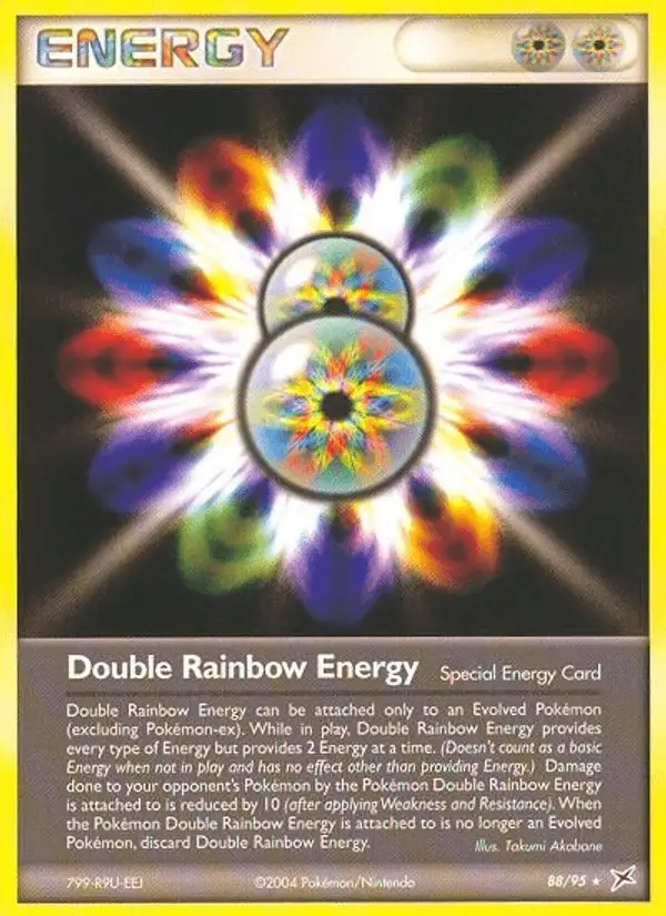 Double Rainbow Energy #88 Team Magma vs Team Aqua PSA 10