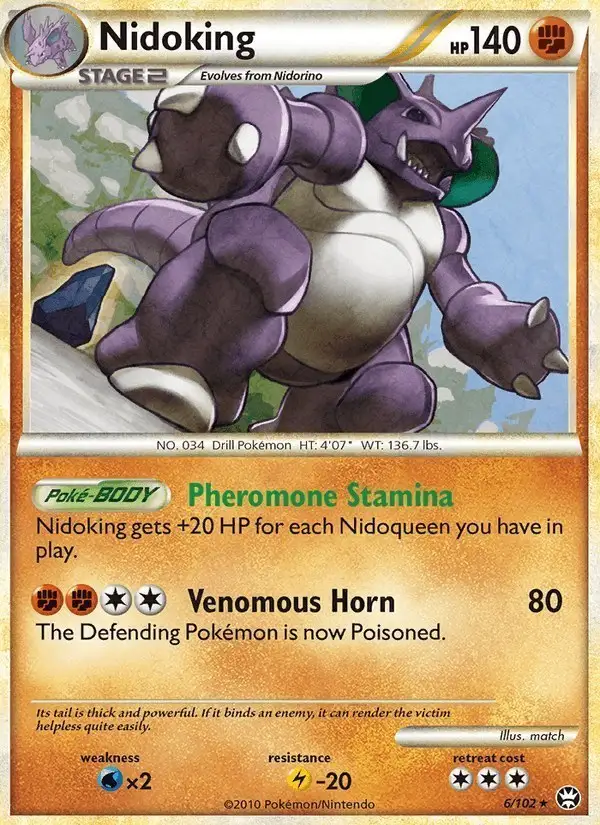 Nidoking #6 Triumphant PSA 10