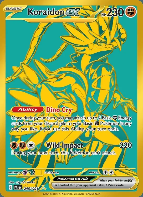 Koraidon ex #245 Paldean Fates PSA 10